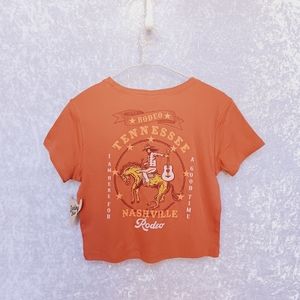 Tennessee Nashville Rodeo Crop Top